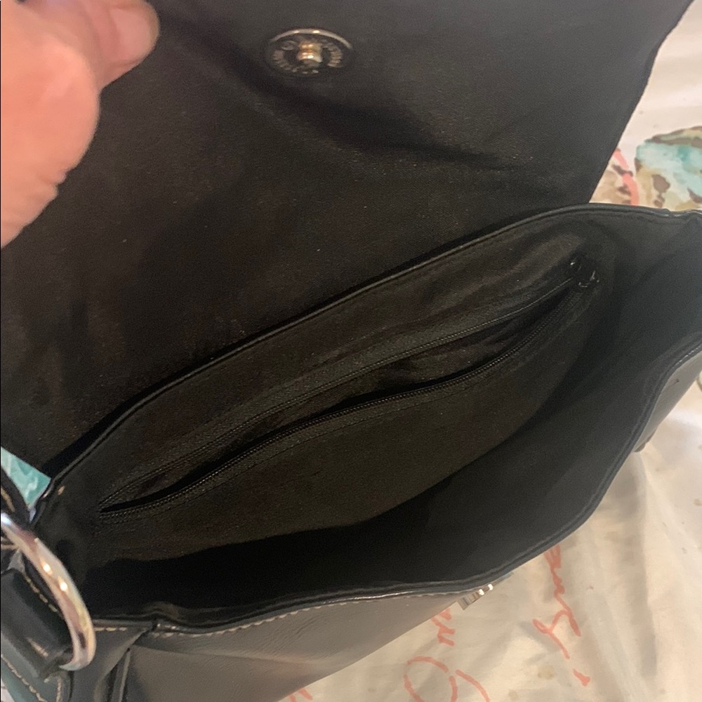 Rosetti Black Shoulder Bag with Silver Accents - Picture 2 of 5